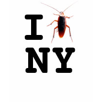 I [cockroach] NY t-shirts