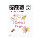 I Collect Bugs Postage Stamps