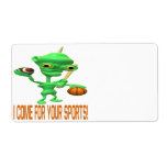 I Come For Your Sports Custom Shipping Label