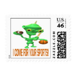 I Come For Your Sports Postage Stamp