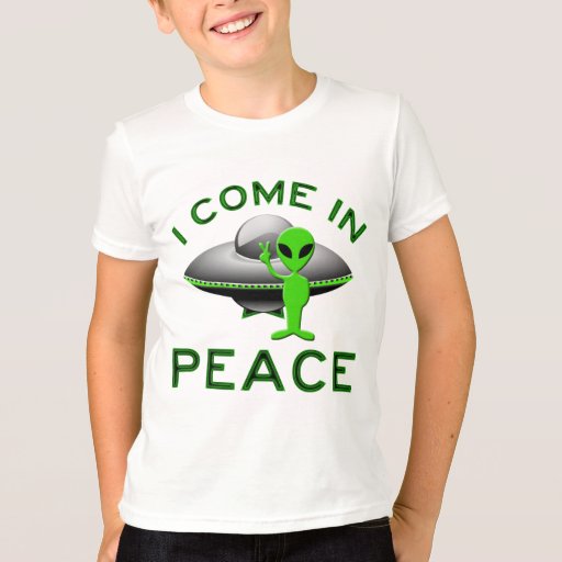 peace alien shirt