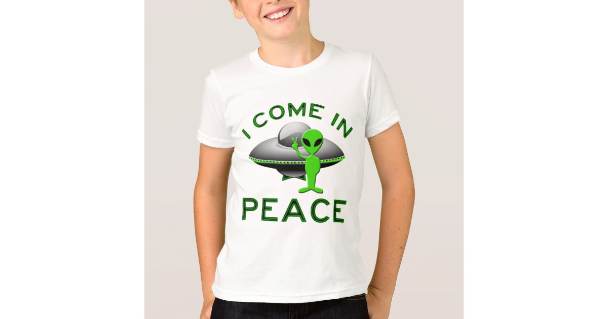 peace alien shirt