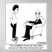 I Completed Sex Ed. May I Borrow The Car ? Poster