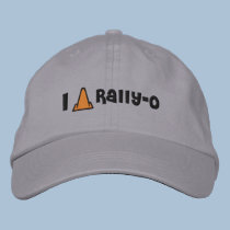 I (Cone) Rally-O Embroidered Hat embroidered hats