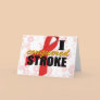 I Conquered Stroke Thank You Card