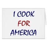 I Cook For America Cards