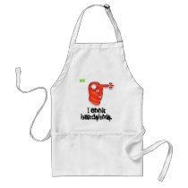 I cook headshots apron.
