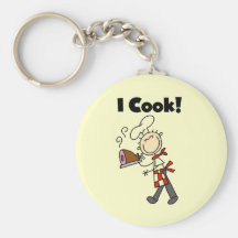 I Cook - Male Chef Key Chain