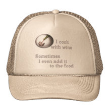 I cook with wine #3 hat
