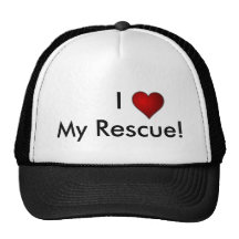 ¡I corazón mi gorra del rescate!