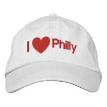 ¡I corazón Philly! ¡Amo Philly! Casquillo de Phila Gorro Bordado