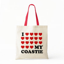 I (corazones) mi Coastie bolsas