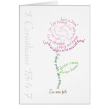 I Corinthians 13 4-7 Generic Card