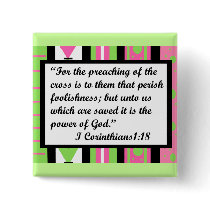 I Corinthians 1:18 button
