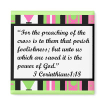 I Corinthians 1:18 magnet