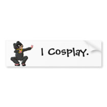 I Cosplay bumper stickers