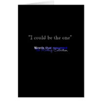 I could be the one cards