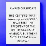 I COULD HAVE BEEN A...... plaques