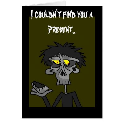 I couldn't find you a Present.. Cards by alalge