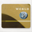 I create my world mouse mat style tan mousepads