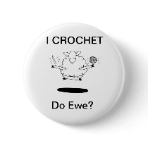 I Crochet, Do Ewe? buttons