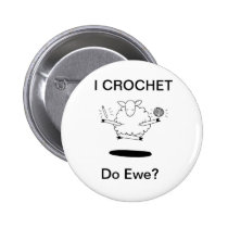 I Crochet, Do Ewe? buttons