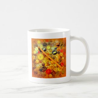 I Crochet Hook Vintage Buttons Coffee Mug