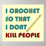 I Crochet, print