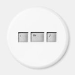 "I Ctrl U" Every product that you could want Fridge Magnets