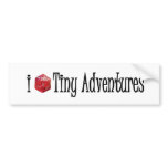 I d20 Tiny Adventures bumper sticker