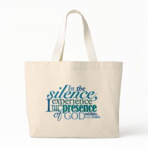 <i>Daily Word®</i> “Silence” Canvas Bag by blakeje <i>Daily Word®</i> “Silence” Canvas Bag