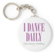 I Dance Daily keychains