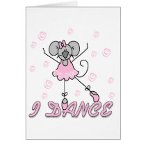 I Dance Mouse Ballet Card