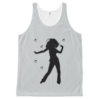 I Dance Therefore I Am All-Over Print Tank Top