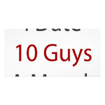 I Date 10 Guys A Month photo cards by Supernova23 I Date 10 Guys A Month photo cards