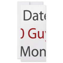 I Date 10 Guys A Month rack cards by Supernova23 I Date 10 Guys A Month rack cards
