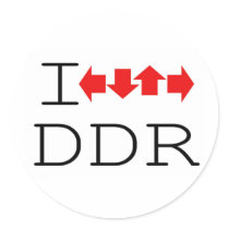 I DDR stickers