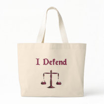 I Defend Lawyer Bag bags