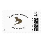 i defend wildlife postage stamps