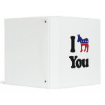 I Democrat You 3 Ring Binders