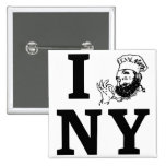 I derryX NY Square Button buttons