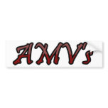 I design AMV's Bumper Sticker