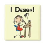 I Design Tshirts and Gifts Fridge Magnet
