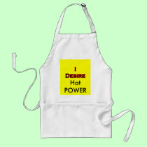 I Desire Black-Red POWER aprons