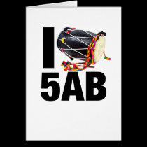 I ( Dhol ) 5AB cards