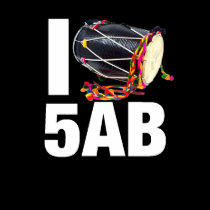I ( Dhol ) 5AB t-shirts