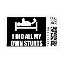 I Did-all-my- Own Stunts postage