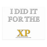 I Did it For the XP Postcard