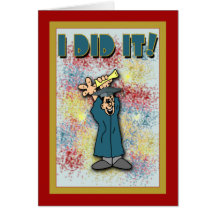 I Did It! Fun Graduation Announcement Cards