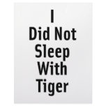 I Did Not Sleep With Tiger Personalized Letterhead